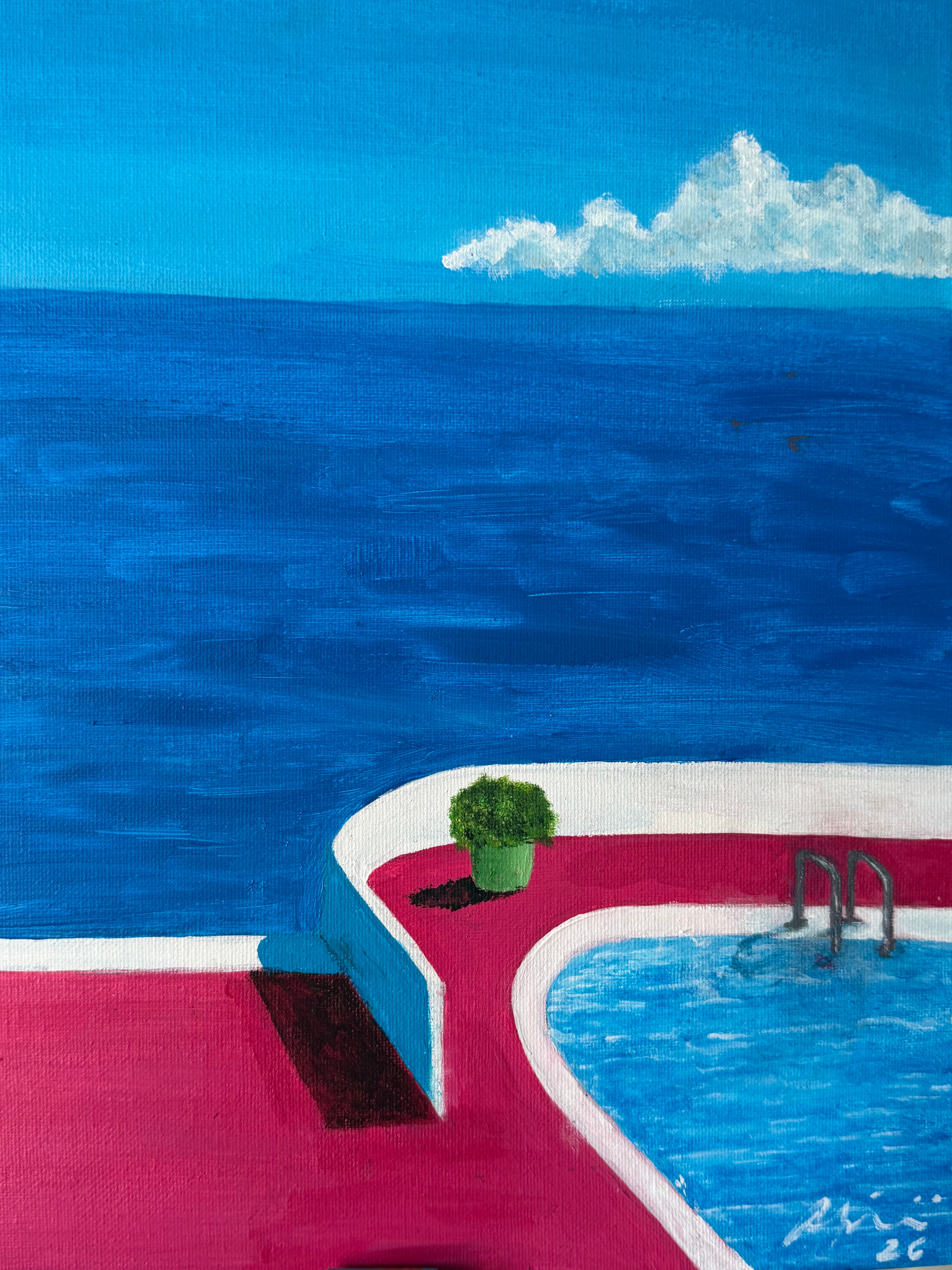 Acrylbild „Die Ruhe vor dem Crashout“ – von Artan