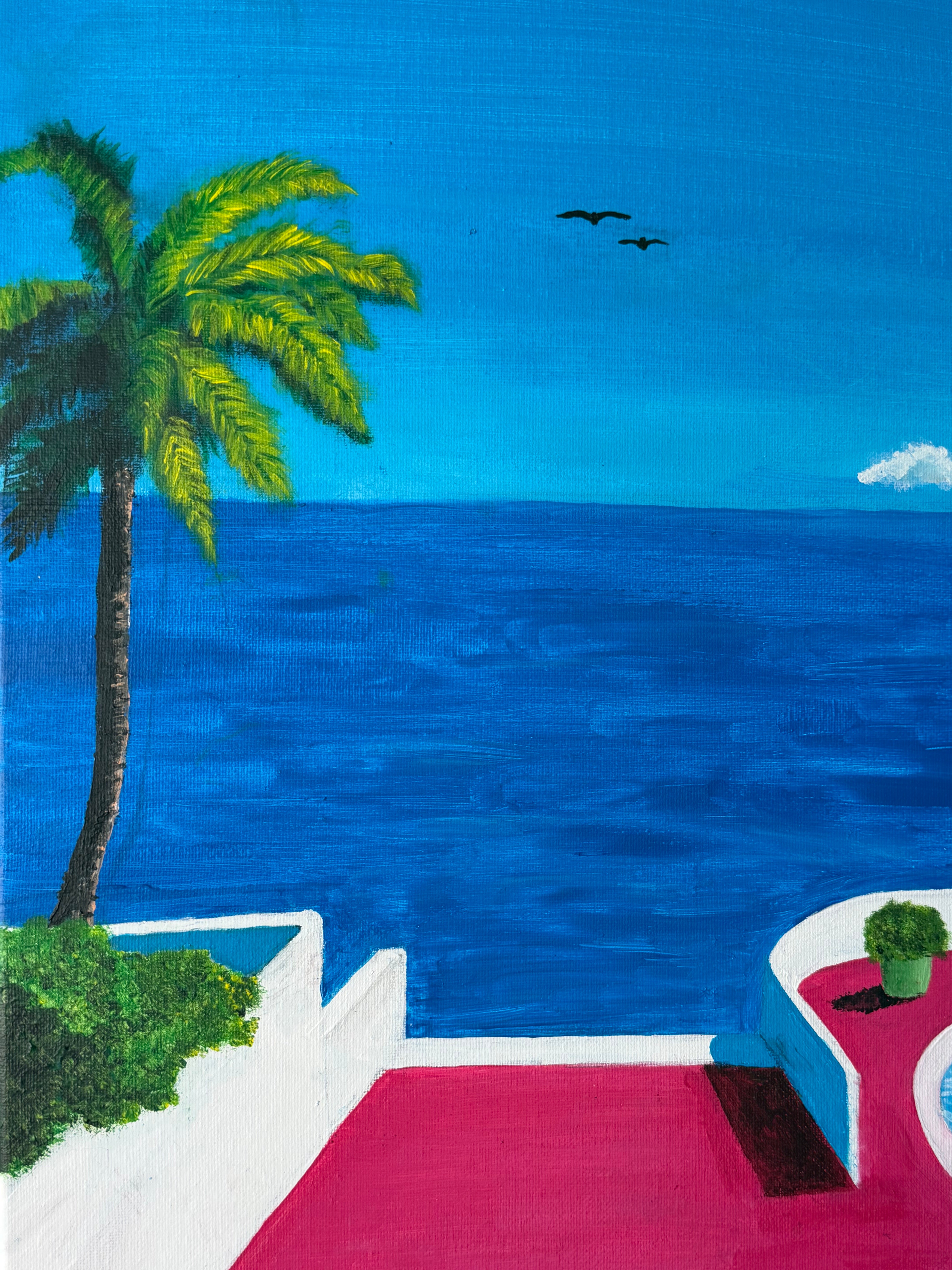 Acrylbild „Die Ruhe vor dem Crashout“ – von Artan